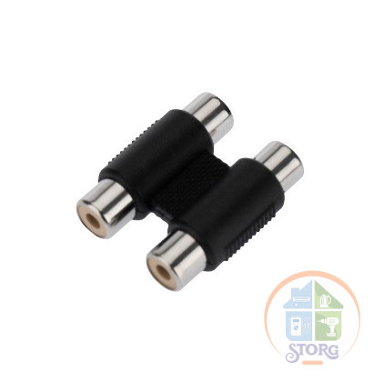 Переходник штекер RCA - 2 гнезда RCA REXANT