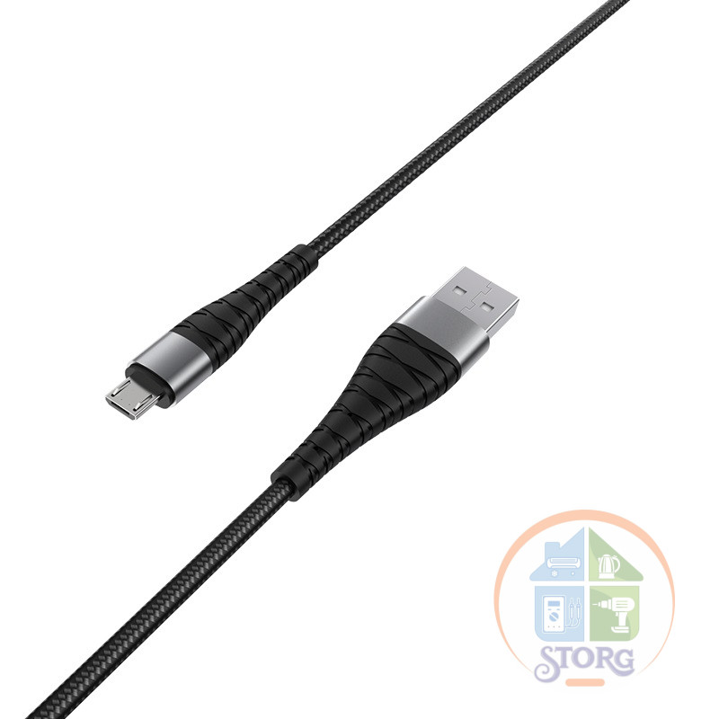 Дата-кабель USB Borofone BX32 5A Munificent Micro (black)