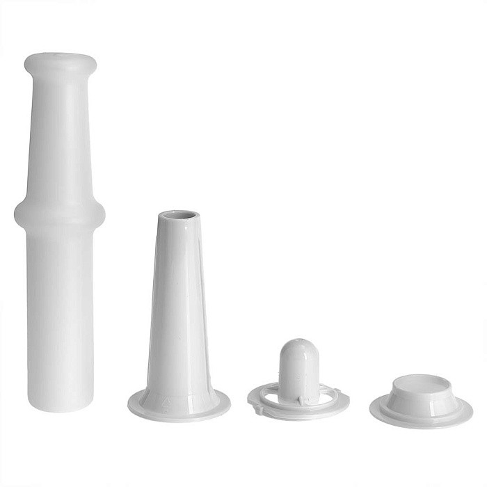 Мясорубка электрическая АКСИНЬЯ КС-2007, белый с серым, 2000Вт, произв. 2 кг/мин, насадки для колбас