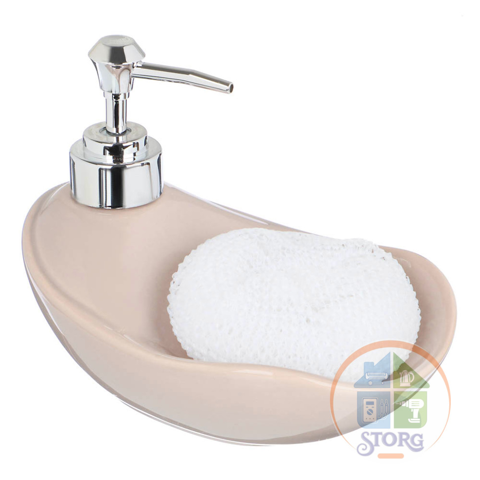 Диспенсер для моющего средства с губкой VETTA "Kitchen Bath"
