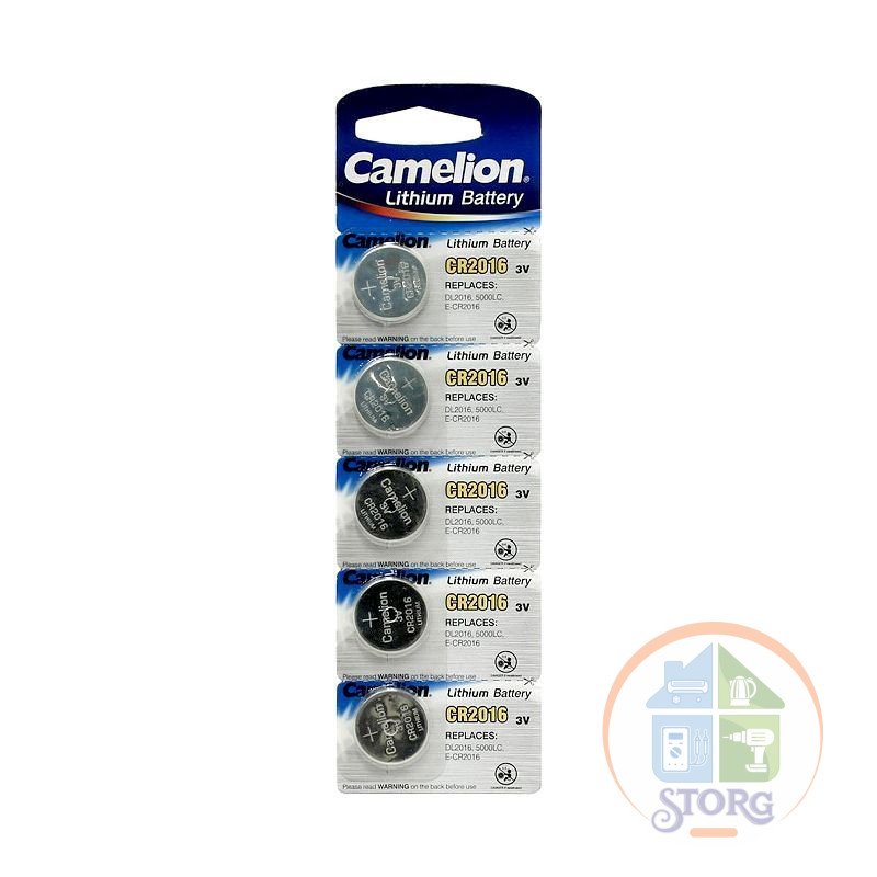 АКЦИЯ! Элемент питания CAMELION CR 2016 / 5 BL
