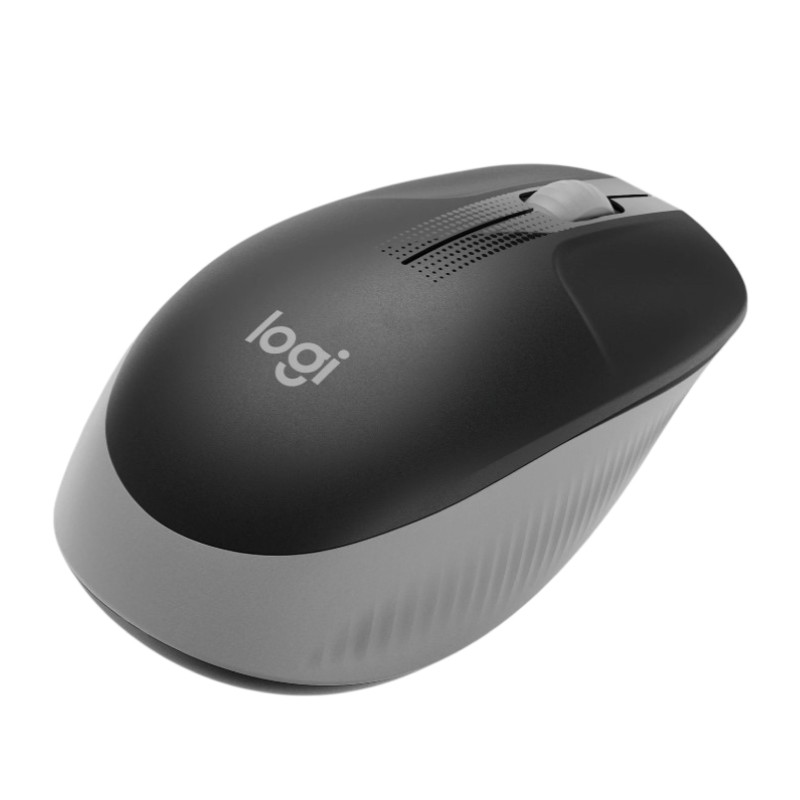 Мышь беспроводная Logitech M190 черный, 1000 dpi, радиоканал, USB, кнопки - 3
