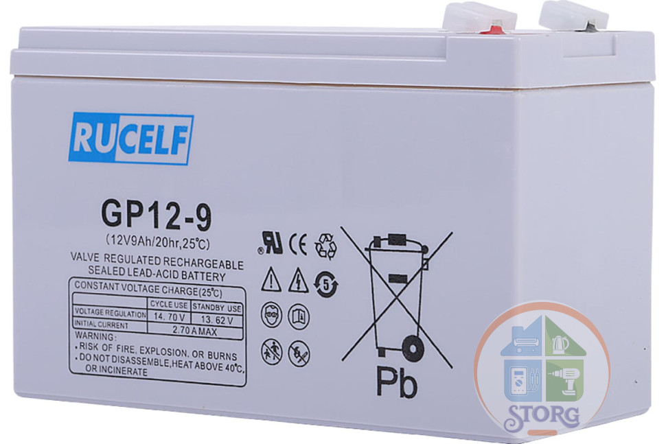 Аккумуляторная батарея RUCELF GP 12-9 (9 А*ч)