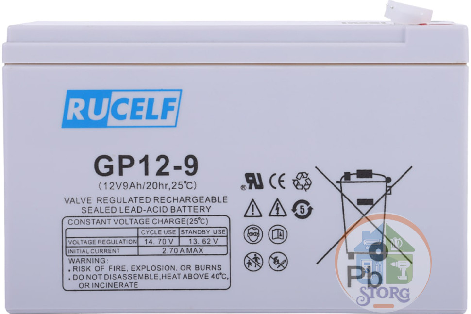 Аккумуляторная батарея RUCELF GP 12-9 (9 А*ч)