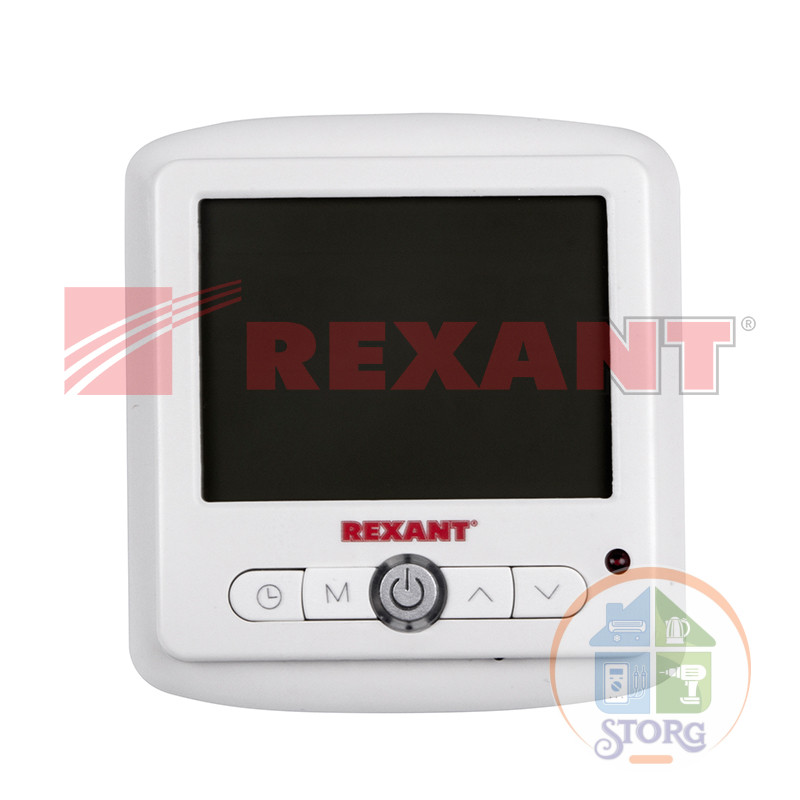 Терморегулятор с дисплеем и автоматическим программированием (3680 Вт)  REXANT
