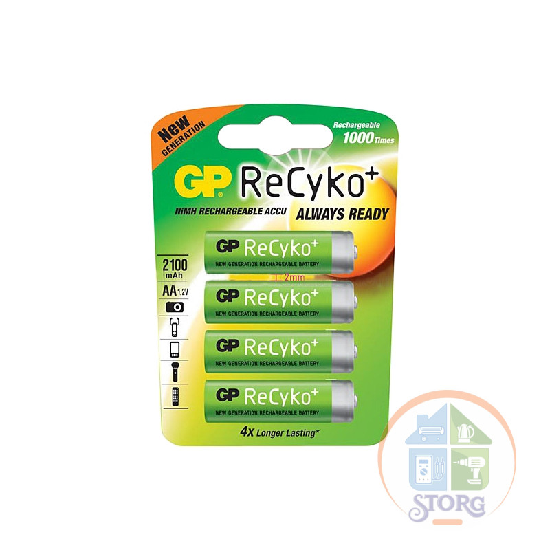 GP AA2100mAh/4BL ReCyko PRO аккумулятор