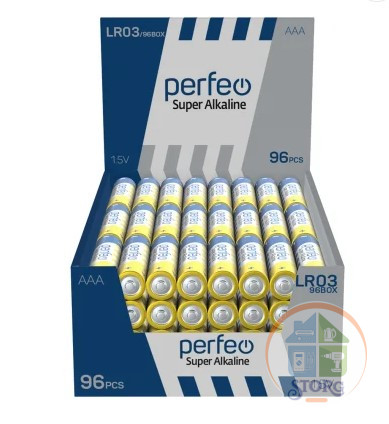 Элемент питания Perfeo LR03/96BOX Super Alkaline