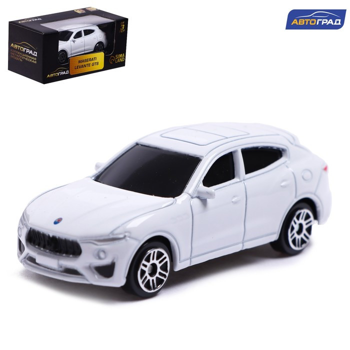 Машина металлическая MASERATI LEVANTE GTS, 1:64, цвет белый   7153002