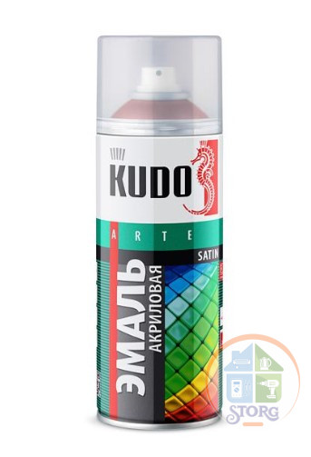 Эмаль универсальная акриловая satin KUDO RAL 8017 коричнево-шоколадная