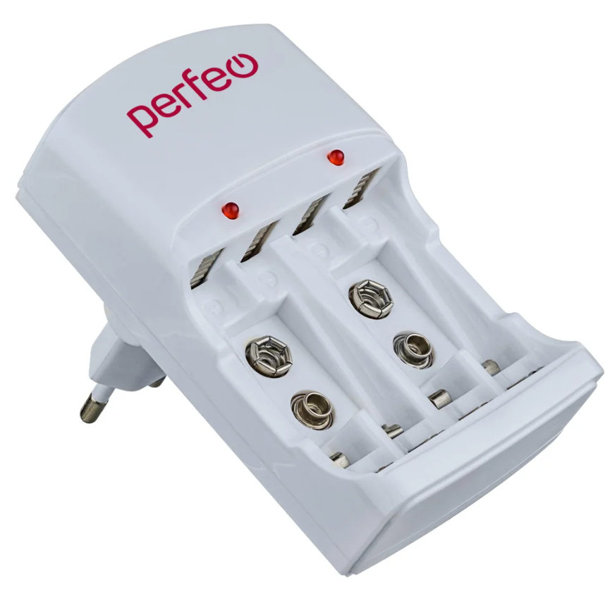 Perfeo зарядное устройство PF-VN-421 Ni-MH/CD, 220V, 4 слота, AA/AAA/9V, таймер