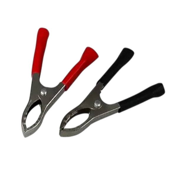 Зажим "крокодил" REXANT FD-1715 30А длина 75 мм  2шт (БЛИСТЕР D)