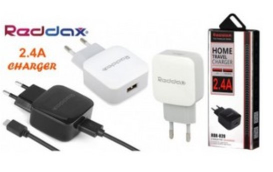СЗУ Reddax RDX-020 5V2,4A + кабель Lightning белый
