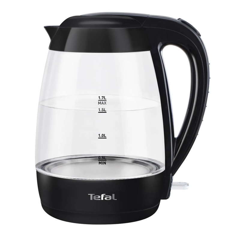 Чайник электрический Tefal KO 450832 ( 1.7л, 2400Вт, стекло/пластик, скр.нагр. элемент, подсветка)