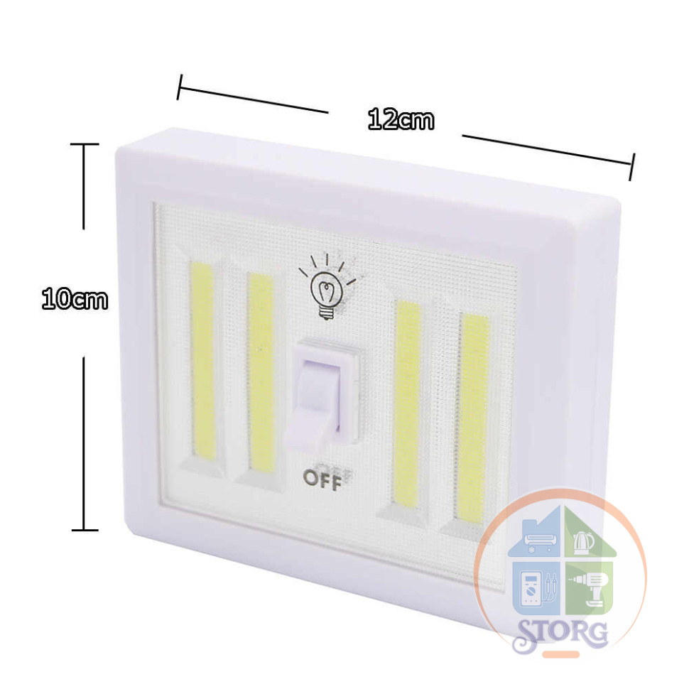 Фонарь-светильник Магнитный  4 Led * COB HIGH POWER Switch Light 4*AAA