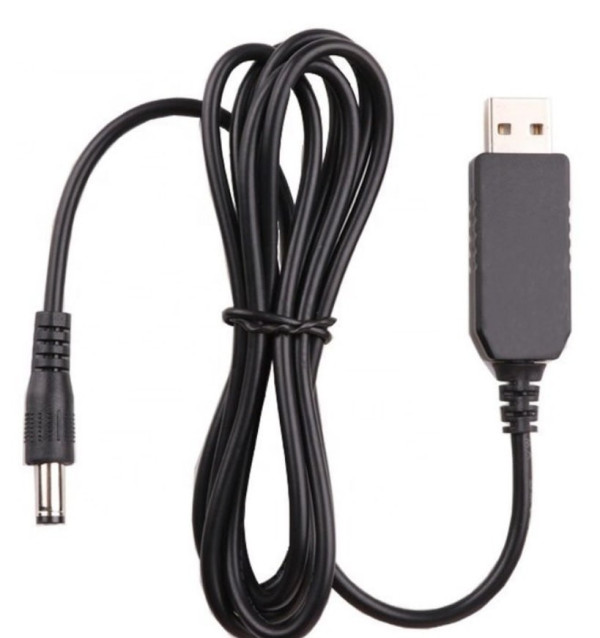 Преобразователь для роутера Конвертер USB c 5V на 12V разъем 5.5*2.1 мм