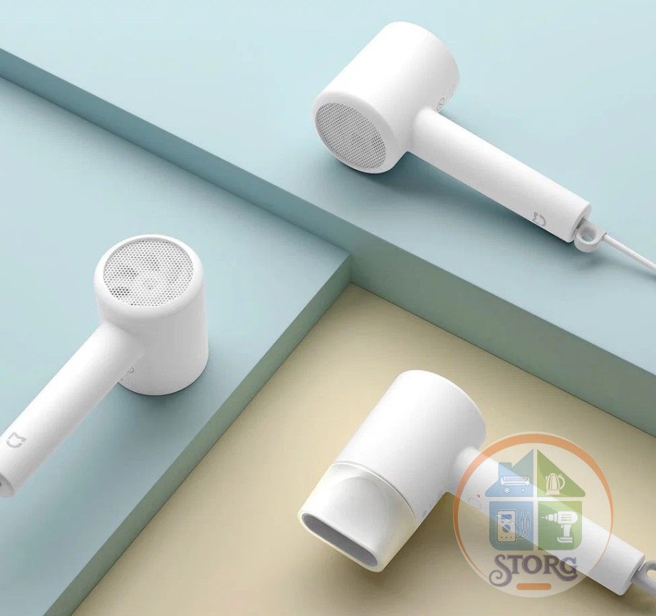 Фен Xiaomi Mijia Water Ion Hair Dryer H300 White 1600 Вт,  генератор отрицательных ионов