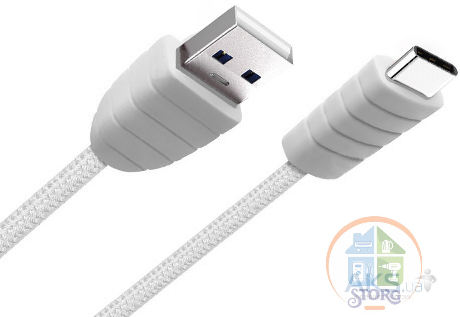 USB Кабель Awei CL-985 type-C в тканевой оплетке
