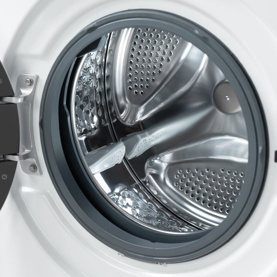 Стиральная машина Бирюса WM-SM510/10 5кг, 1000 об/мин, Инверторный мотор, Пар, Очистка барабана