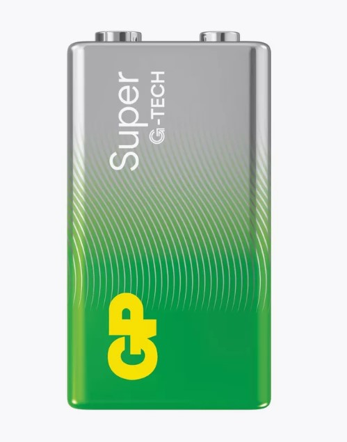 Элемент питания GP 6LR61/1SH Super G-TECH крона +50 % емкости ОРИГИНАЛ