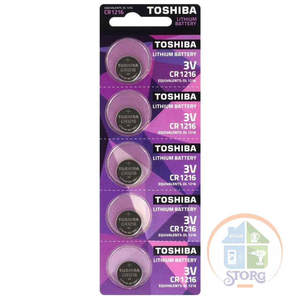 Элемент питания Toshiba CR1216/5BL