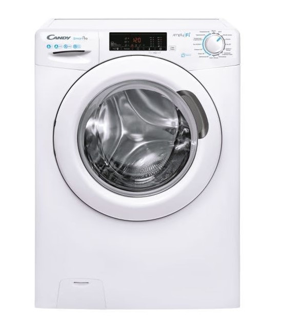 Стиральная машина CANDY Smart Pro CSO34 106T1/2-07, Белый, 6кг, пар, Wi-Fi + BLE, 17 реж., 60х85х40.2