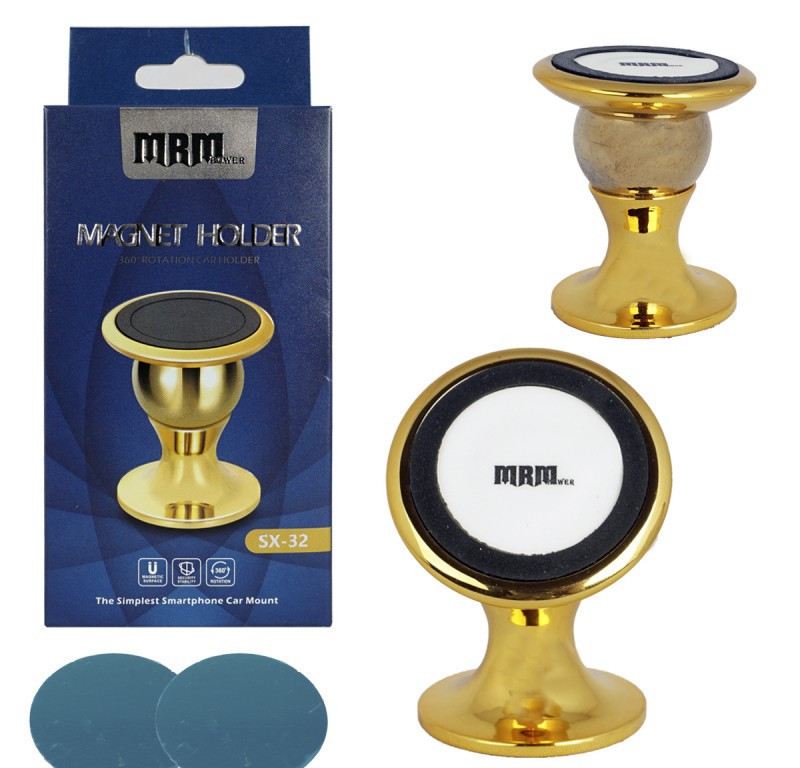 Холдер (автодержатель) на торпеду магнитный MRM SX32 (gold)