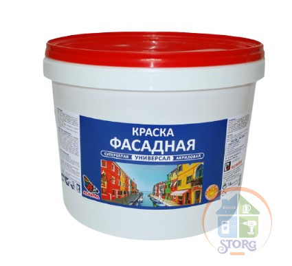 Краска фасадная ARBON, 7 кг универсальная