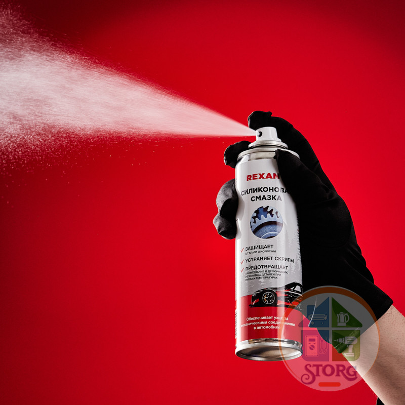 Смазка универсальная силиконовая 335мл, аэрозоль REXANT
