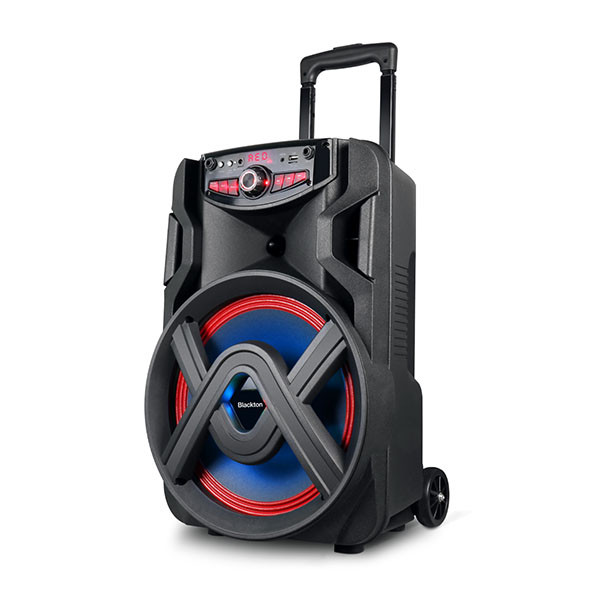 Портативная аудиосистема Blackton Bt PBS2112, Черный, 40Вт, Bluetooth 5.0, подсв., FM‑радио, ручка