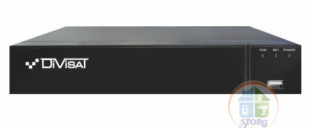 Видеорегистратор IP 16-ти канальный Divisat DVN-6725 до 8Mpix, поддержка двух жестких дисков до 8Tb