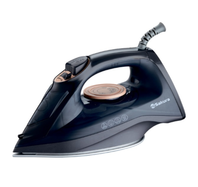 Утюг SAKURA SA-3073CBK, 2200Вт, 220 мл, керамика, самочист. Утюг SAKURA SA-3073CBK, 2200Вт, 220 мл, керамика, самочист.