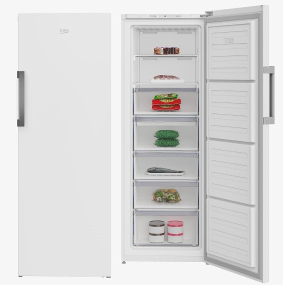Морозильная камера Beko B1RFNK292W 171.4x59.5x65см , No Frost, 293л