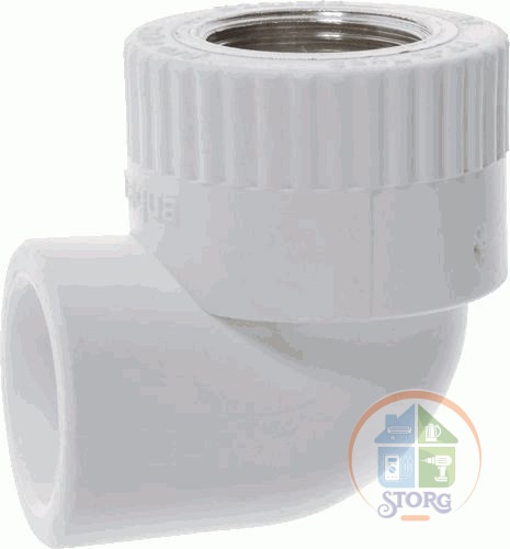 Угольник комбинированный ПП D20-1/2" ВР РВК (021001) (90шт/уп)