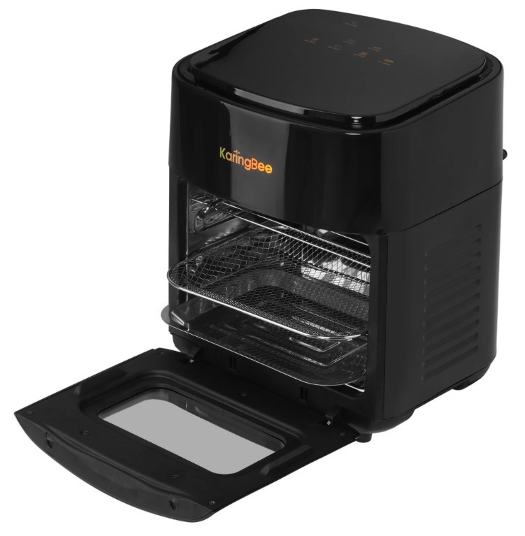 Аэрогриль+духовка KaringBee JD989, 1400 Вт, 15 л, чёрная