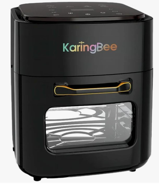 Аэрогриль+духовка KaringBee JD989, 1400 Вт, 15 л, чёрная