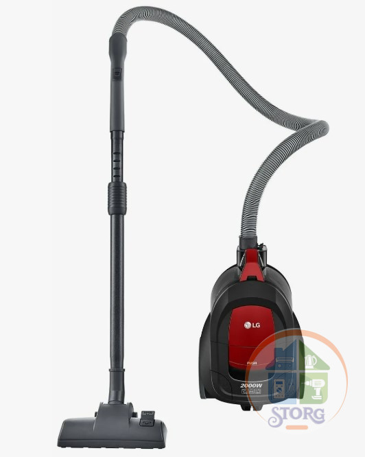 Пылесос LG VC5316NNTR черный/красный, 330/1600 Вт, уборка сухая, пылесборник контейнер 1.3 л