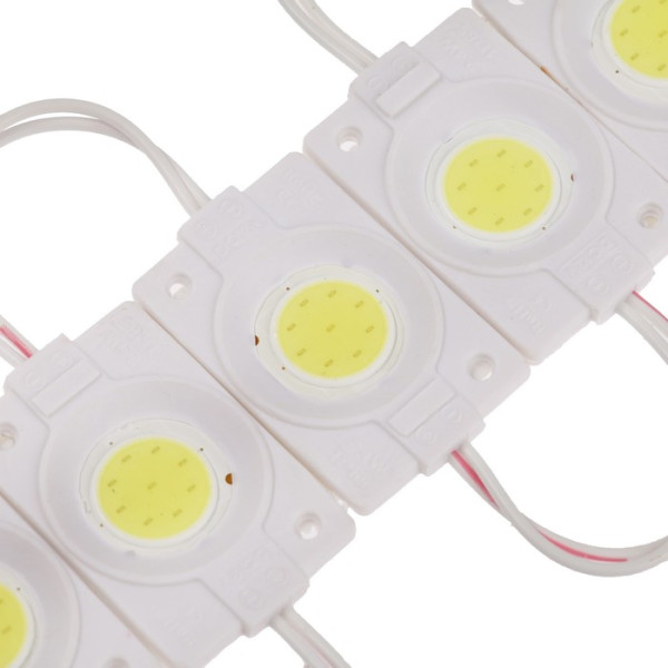 Светодиодный модуль SMD5730, 2,4 Вт, COB, 220 Lm, 6500K,12V 20шт БЕЛЫЙ 7839336
