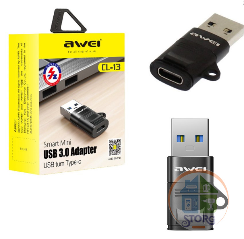 Адаптер Awei CL-13 Type-C to USB 3.0