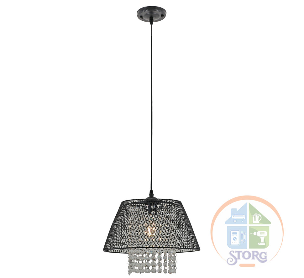 Люстра подвесная VINTAGE 186/1 E27, 250х130х900мм, хром, REV Ritter