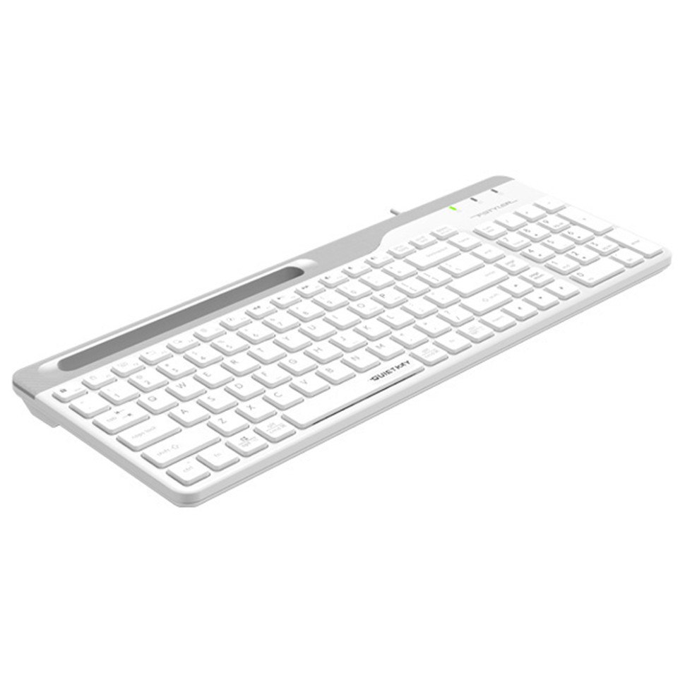 Клавиатура проводная A4Tech Fstyler FK25, 103кл., RU/EN, USB, Белый/серый