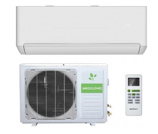 Кондиционер On-Off NeoClima PRO-HEALTH NS/NU-HAP12T ( 36м² ) от -7°до 43°С, компрессор GMCC TOSHIBA