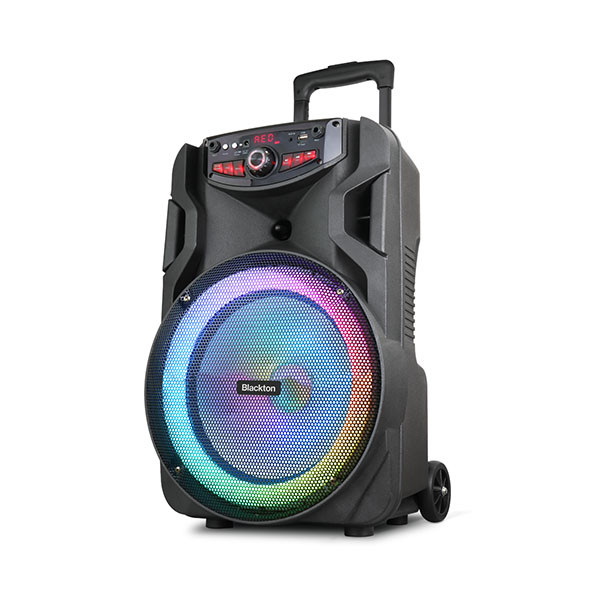 Портативная акустика Blackton Bt PBS2113 Черный, Bluetooth, RMS 40Вт, подсв., FM-радио, пульт, ручка