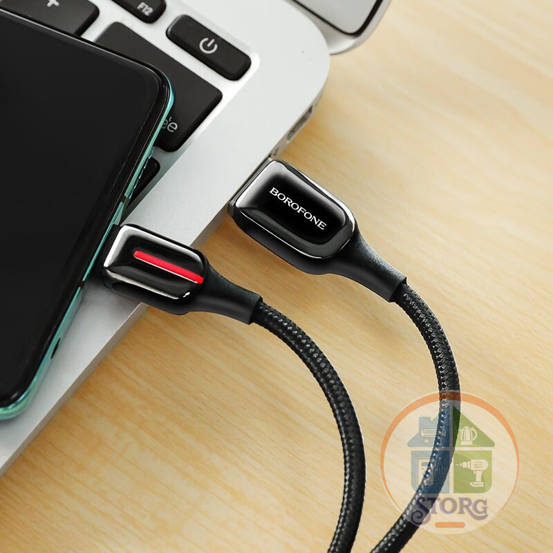 Кабель USB Borofone BU14 Heroic charging for Type-C (black)