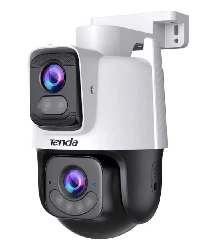 IP-Камера наружная двухобъективная Tenda CH9 Wi-Fi 6, 2304х1296 pix, 4-6 мм, белый, 3 Мп