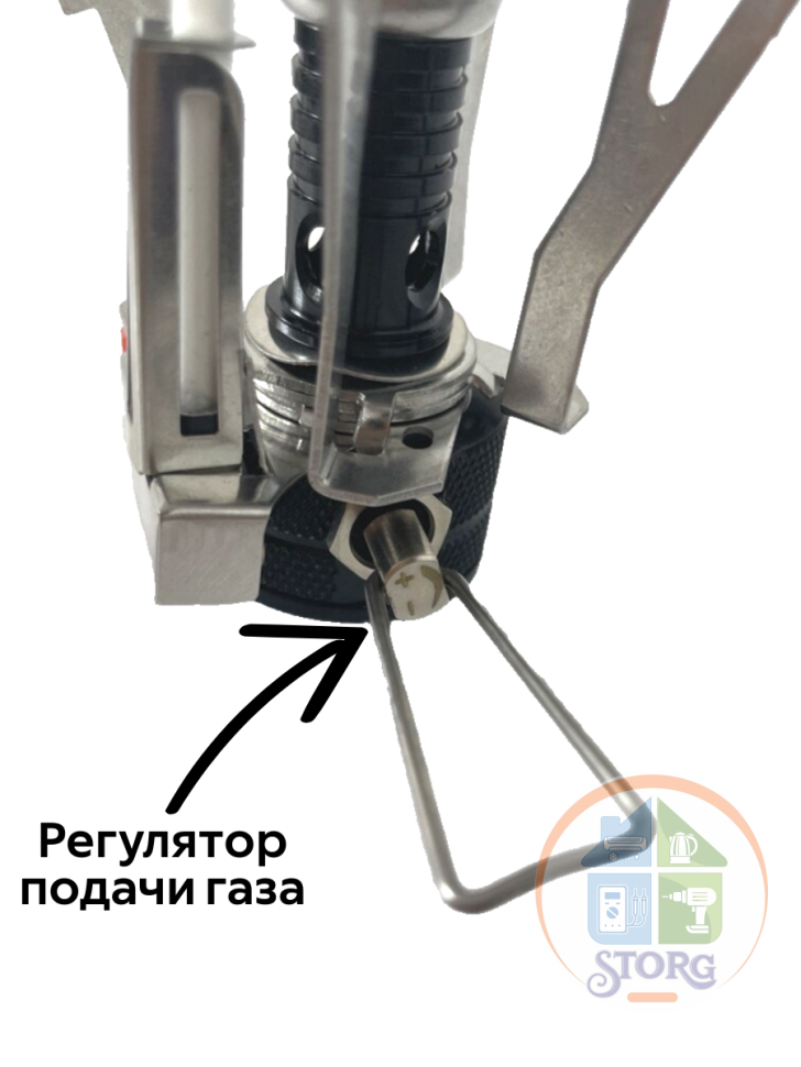 Плита газовая портативная S-TORG H-25 +переходник для газового баллона