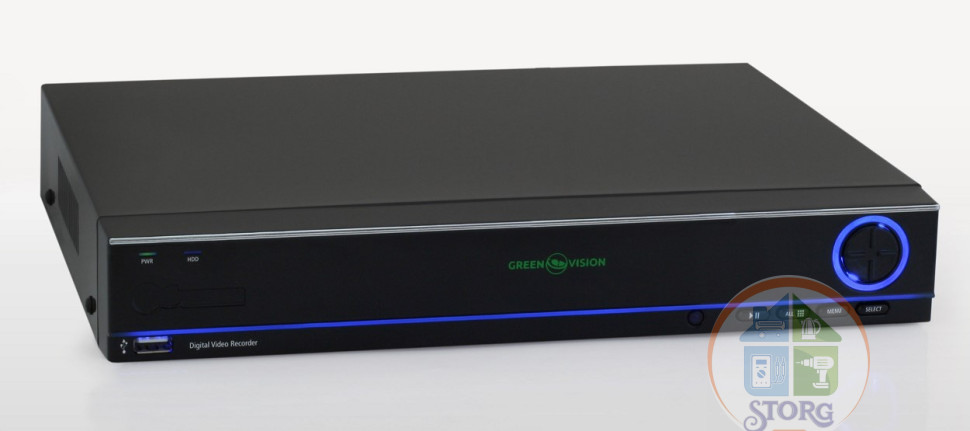 Аналоговый видеорегистратор 16-ти канальный Green Vision GV-R-M 7616AH