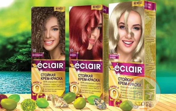 Краска для волос Eclair Omega, Русый (24)