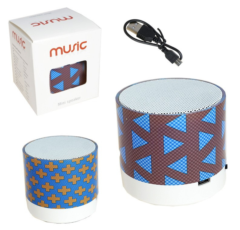 Портативная колонка MUSIC Mini speaker Bluetooth/USB/TF/AUX (pepsi) 3W