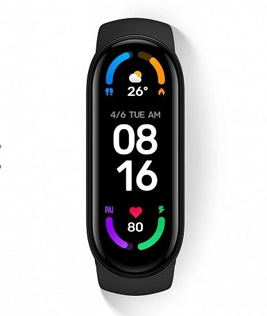 Фитнес-браслет Xiaomi Mi Band 6 FitPro Black 1в1 лучшая копия