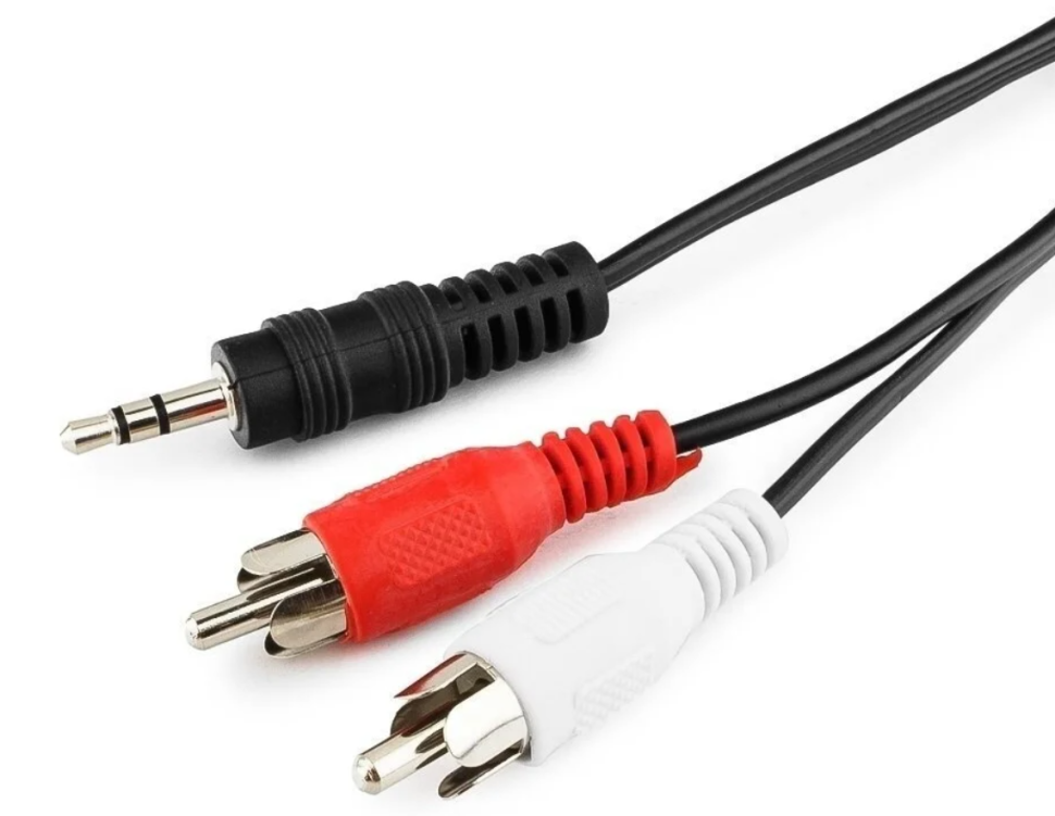 Кабель SRT 2RCA - 3,5mm AUX 1,5 метра Кабель SRT 2RCA - 3,5mm AUX 1,5 метра